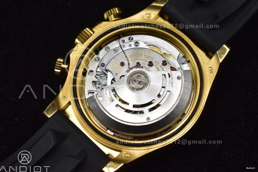 Rubber 116518 Edition Daytona Black Oysterflex 1:1 On Best BTF Strap V2 Diamonds SA4130 Dial 0120